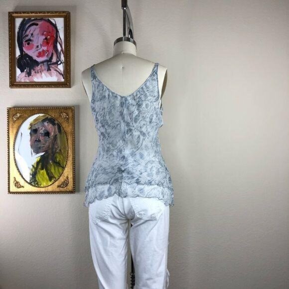 Armani Collezioni Silk Biased 90's Abstract Blouse - Picture 3 of 4